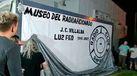 El Radio Club Rafaela inauguró su Museo del Radioaficionado
