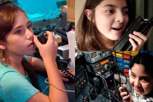 Nuevos radioaficionados: Se destacan 4 niñas de entre 10 y 14 años