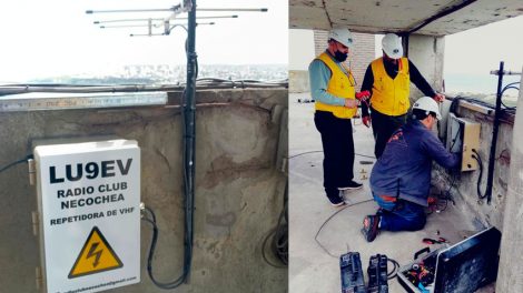 Radio Club Necochea nuevamente con repetidora de VHF