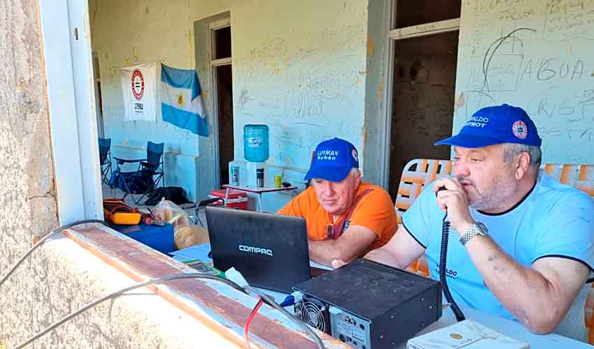 El Radio Club activó la estación Las Salinas para las Jornadas Radiales Ferroviarias