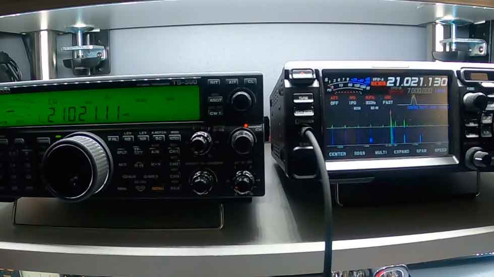 Yaesu FTDX10 vs Kenwood TS590SG en señal débil RX