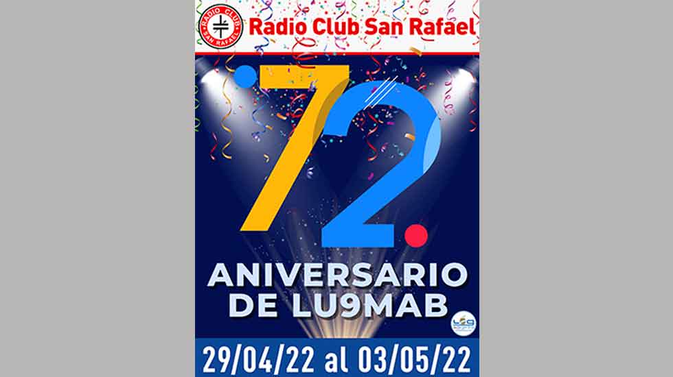72 Aniversario de Radio Club San Rafael - LU9MAB