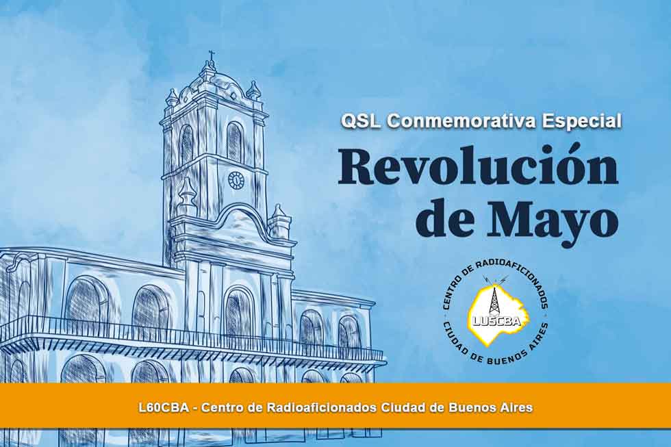 QSL Conmemorativa Especial por el 25 de Mayo