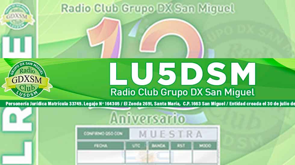 Aniversario del Radio Club Grupo DX San Miguel