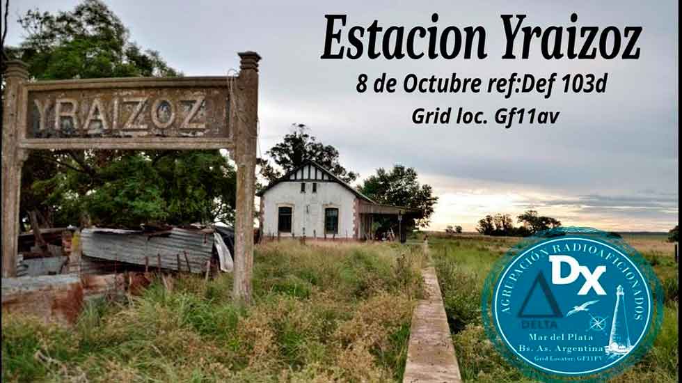 Grupo Delta DX: activación de la Estación Ferroviaria Yraizoz