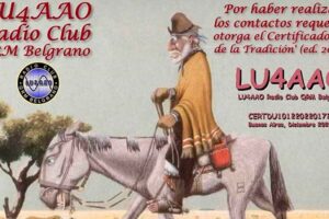 Certificado y QSL Día de la Tradición edición 2022