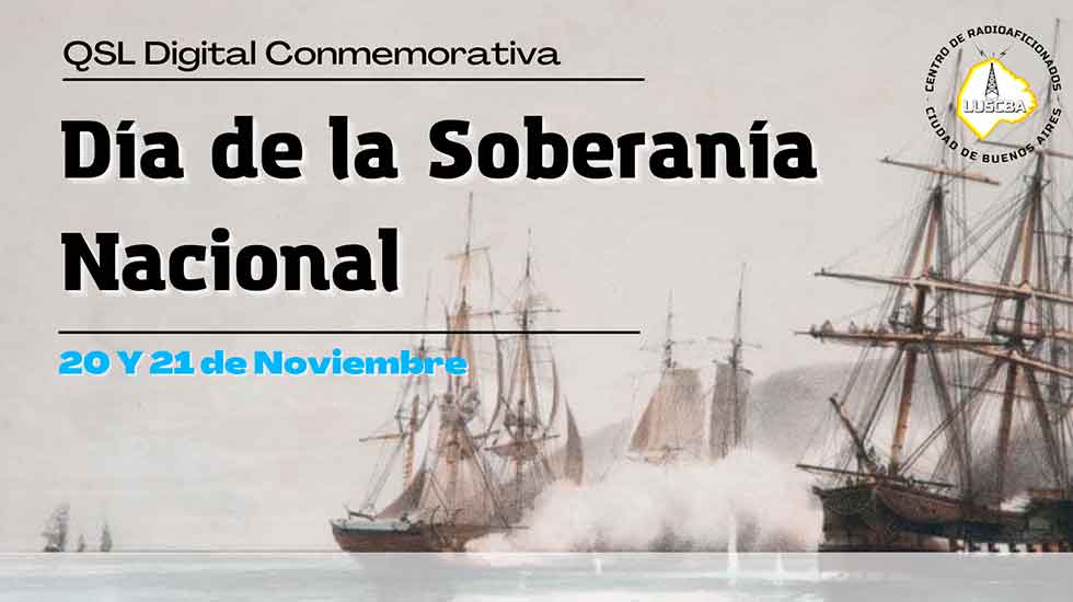 QSL Conmemorativa: Día de la Soberanía Nacional