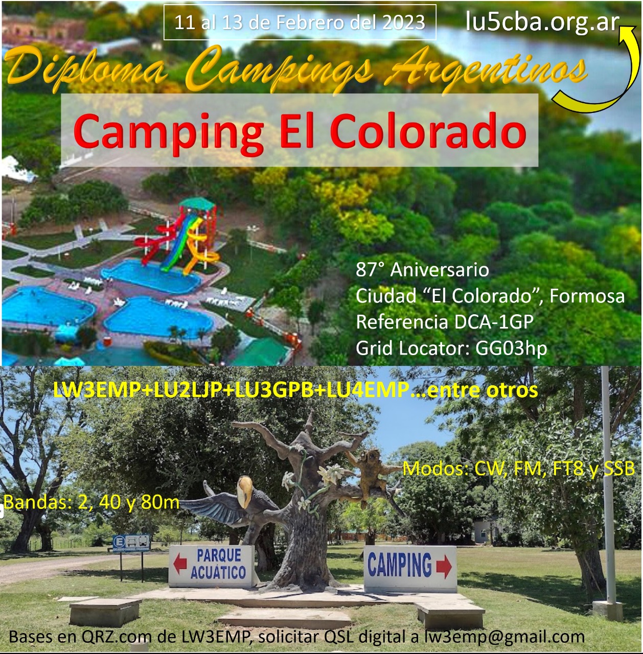 Diploma Campings Argentinos: Camping El Colorado