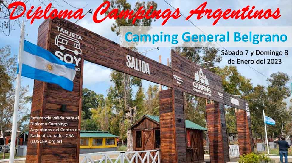 Diploma Campings Argentinos: Camping General Belgrano 