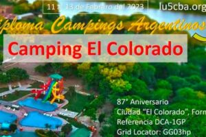 Diploma Campings Argentinos : Activación Camping El Colorado