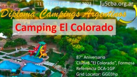 Diploma Campings Argentinos : Activación Camping El Colorado