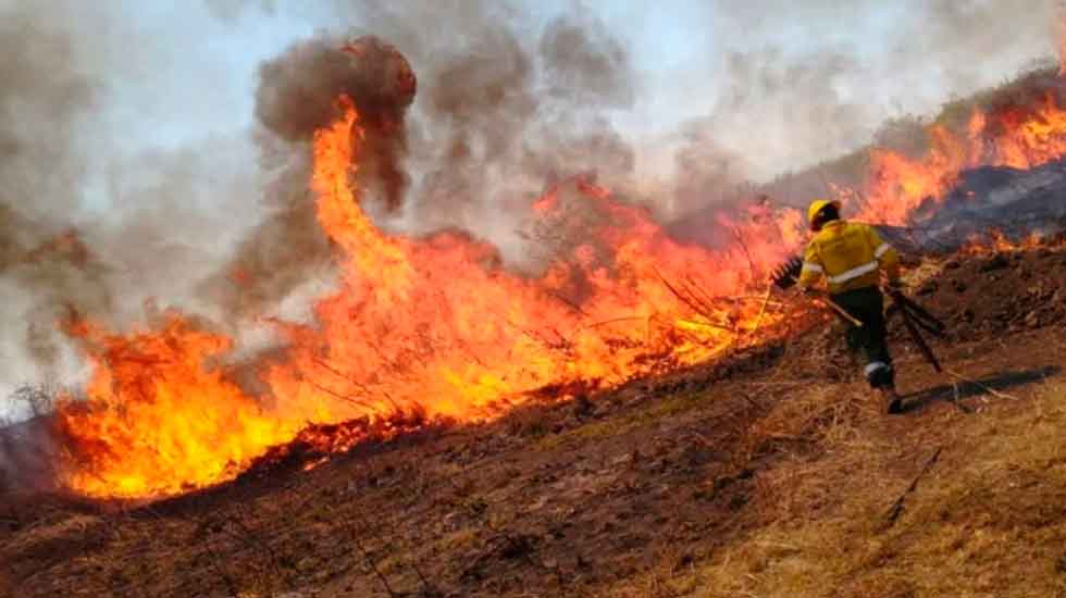 LU6DJ: El Radio Club "San Pedro" colaborando en incendios forestales