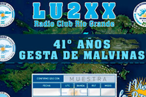 LU2XX : Certificado Gesta de Malvinas 2023