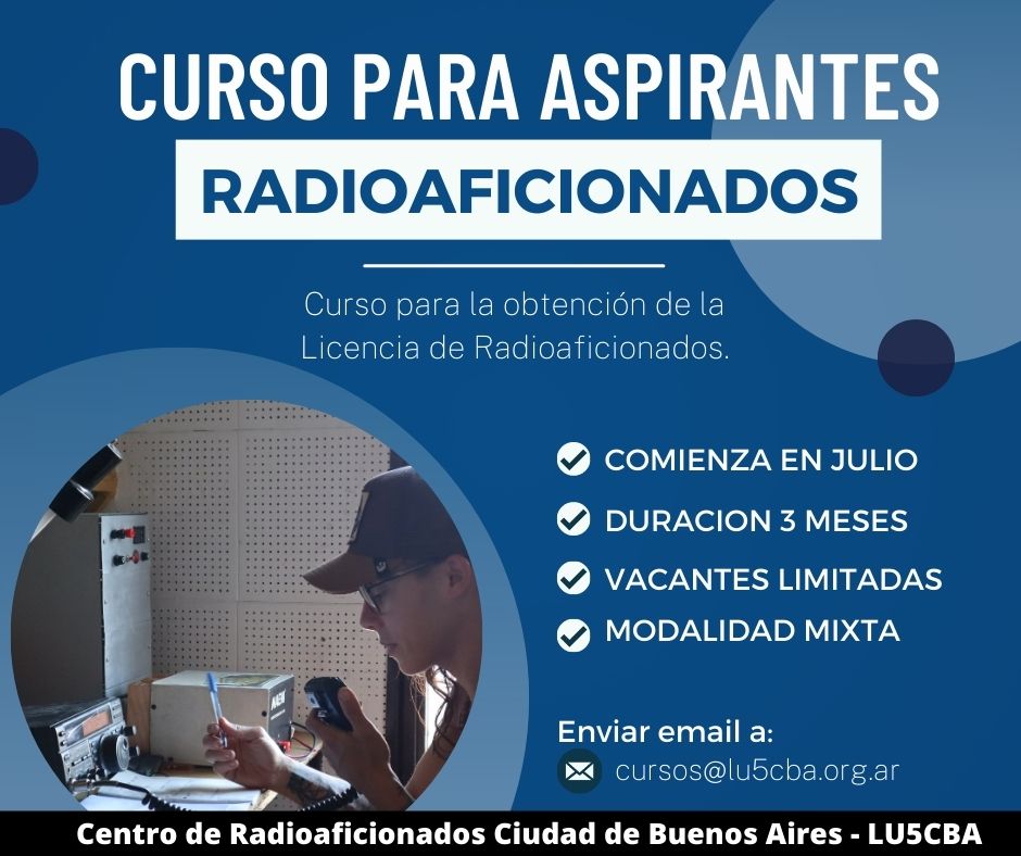 LU5CBA: Nuevo Curso de iniciación a la radioafición