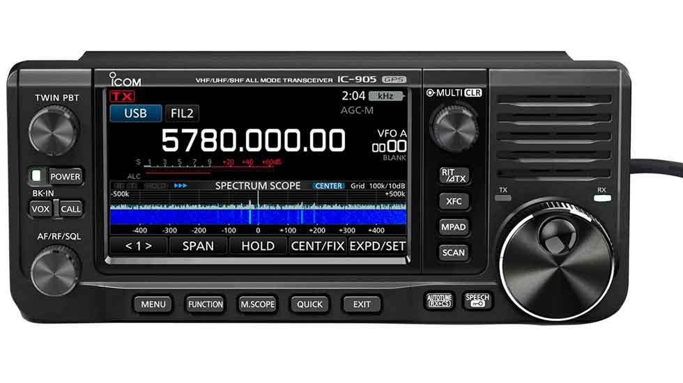 Nuevo ICOM IC-905 VHF/UHF/SHF All Mode