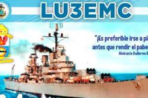 QSL CONMEMORATIVA DIGITAL : CRUCERO ARA GENERAL BELGRANO