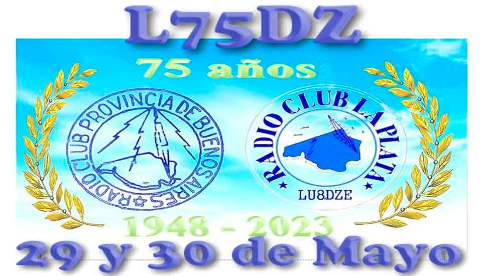 Diploma 75 aniversario del Radio Club La Plata