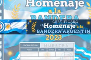 LU1MA: Homenaje a la Bandera Argentina