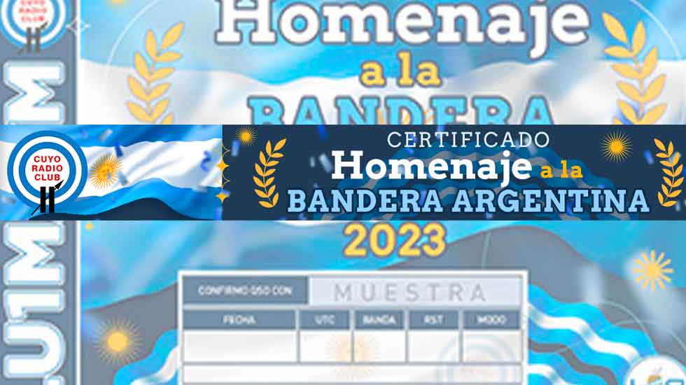 LU1MA: Homenaje a la Bandera Argentina