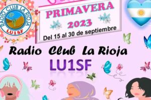 LU1SF:  Certificado Digital "Primavera 2023" para Radioaficionados