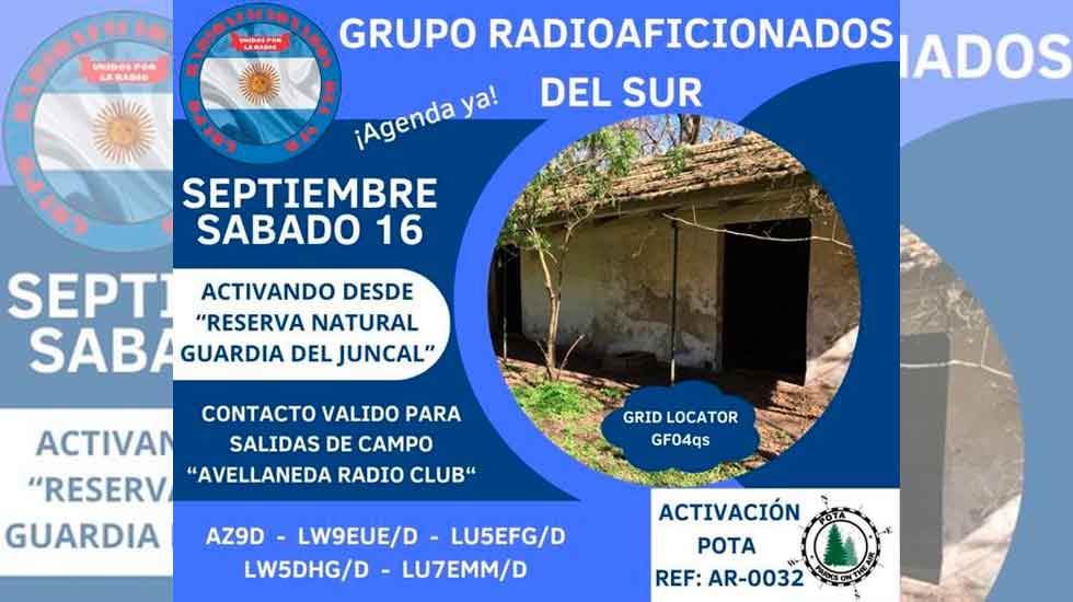 Grupo de Radioaficionados del Sur: Activación POTA