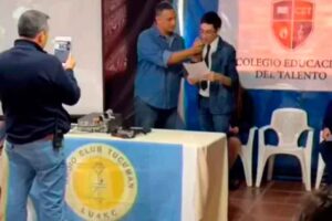 Estudiantes dialogaron con un astronauta en órbita