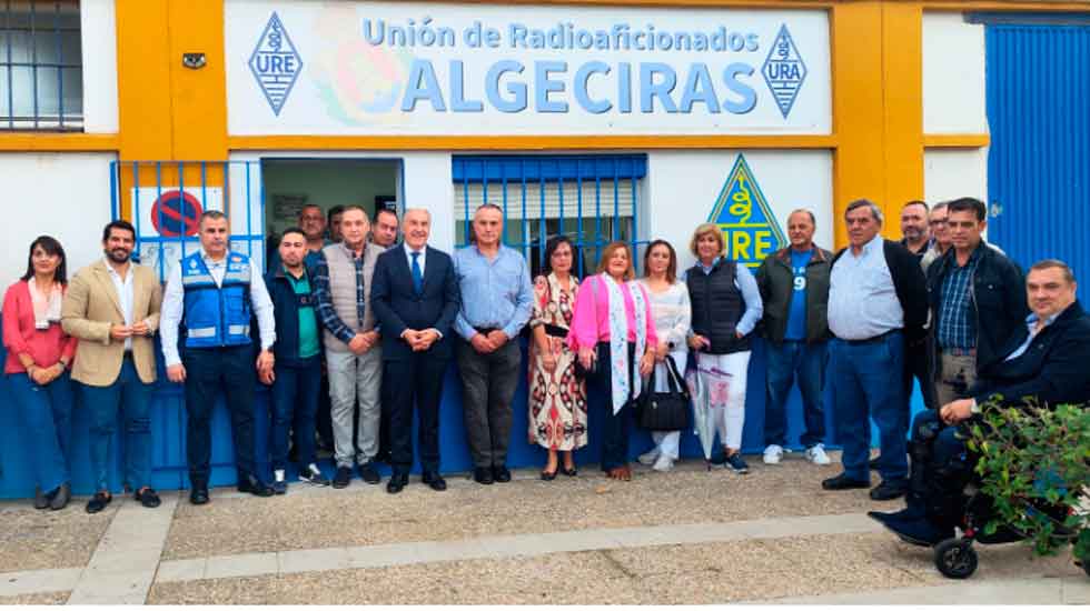 Inauguran nueva sede de la Unión de Radioaficionados Algeciras