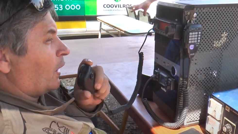 Los radioaficionados tuvieron su lugar en Expo Villa 2023