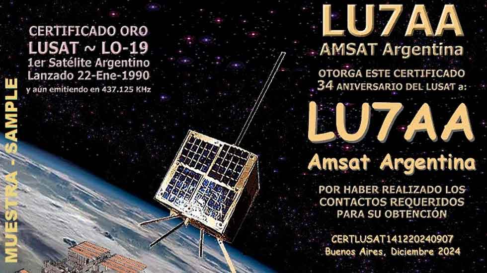 34° Aniversario LUSAT: 1er Satélite Argentino