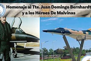 LU1JT: Homenaje al Tte. Juan Domingo Bernhardt y Héroes de Malvinas