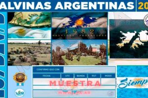 LU7DZV: Diploma "MALVINAS 2025"