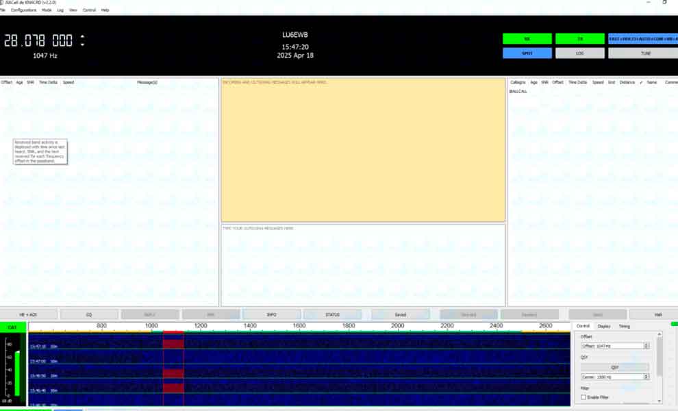 Qué es y cómo funciona JS8Call para comunicaciones en HF