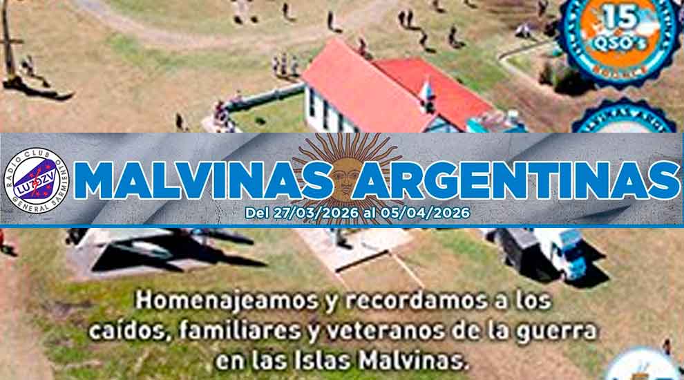 LU7DZV: Certificado "MALVINAS 2026"