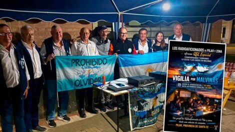 Radioaficionados activarán una estación de campaña por Malvinas